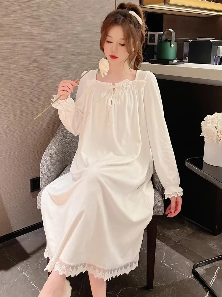 Pregnant Women's Clothing Set Sea Island Velvet Double-Sided Thin Velvet Pajamas Fall  Winter Sweet And Lovely Retro Homewear
