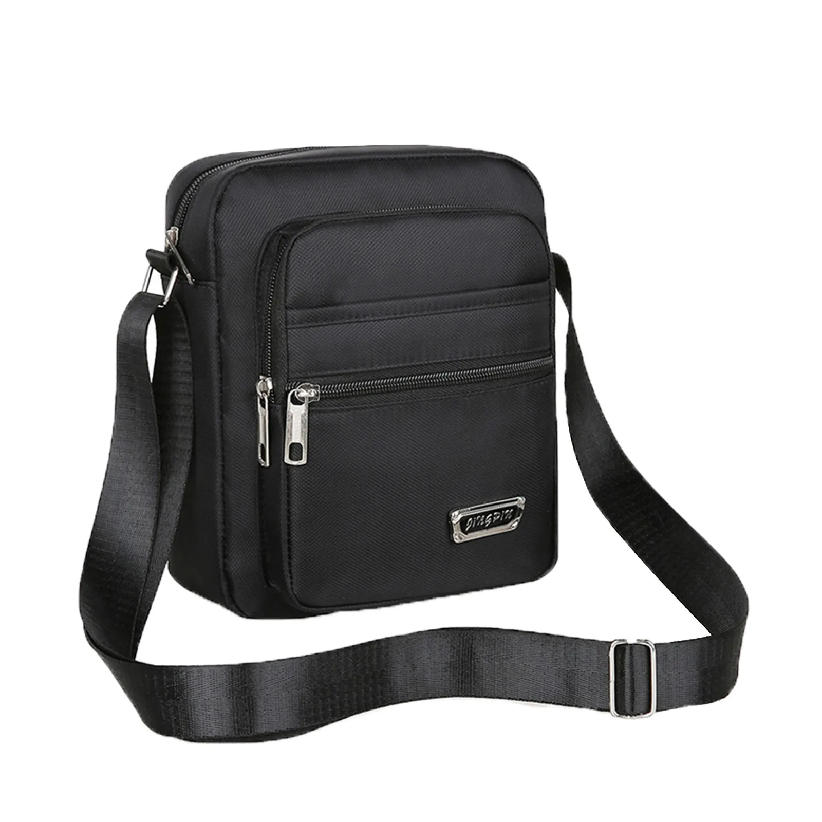 Men's Handbag Shoulder Messenger Bags Casual Canvas Travel Bag Waist Bag Multifunctional Waterproof Business Storage Bag Solid