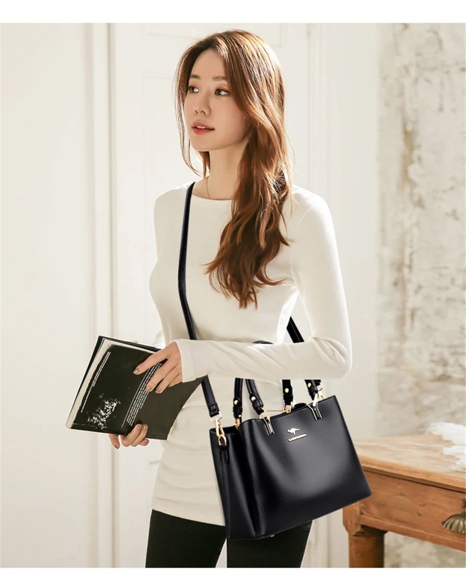 Brand Luxury Handbags Women Bag Designer Super Quality Leather Handbags Casual Tote Bag Ladies Shoulder Crossbody Bag for Female