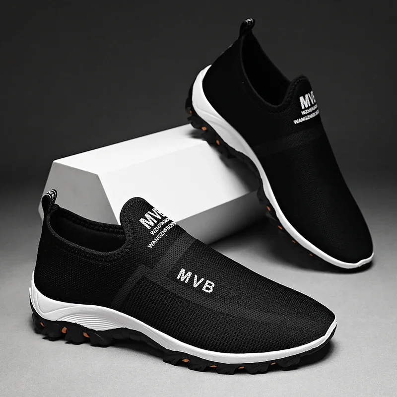 MAEDEF Men Sport Shoes Breathable Outdoor Running Sneakers High Quality Walking Casual Flats Shoes Non-slip Comfortable Men Shoe