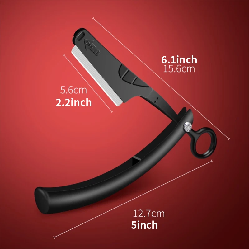 Manual razors for men are good with stainless steel sharp old-fashioned shavers, haircuts and eyebrow shavers