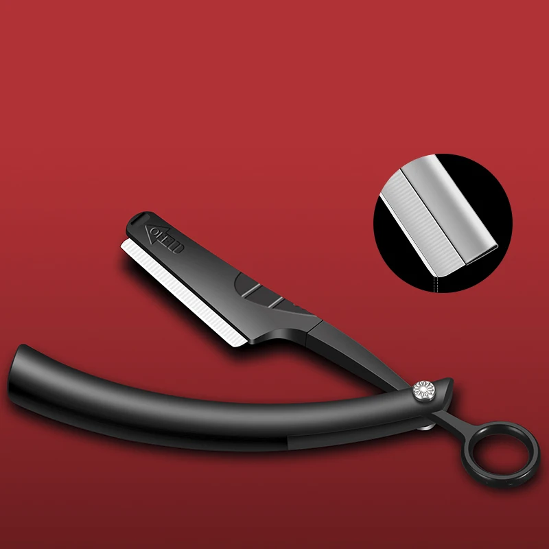 Manual razors for men are good with stainless steel sharp old-fashioned shavers, haircuts and eyebrow shavers