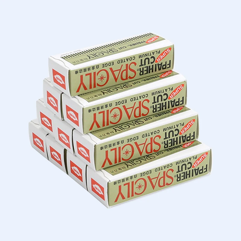 100 Pcs Eyebrow Trimmer Razor Blade Carbon Steel Microblading Eyebrow Knife For Permanent Makeup Brow Tattoo Beauty Tool
