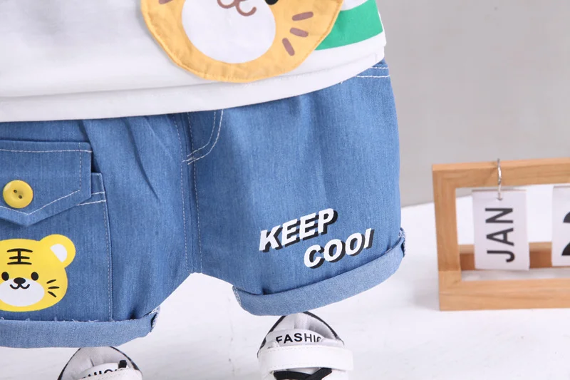 2025 Summer Baby Clothes Sets Boys Short Sleeve T-Shirt Shorts 2Pcs Children Sportwear Suits Fashion Kids Tracksuits Outfits