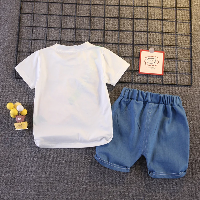 2025 Summer Baby Clothes Sets Boys Short Sleeve T-Shirt Shorts 2Pcs Children Sportwear Suits Fashion Kids Tracksuits Outfits