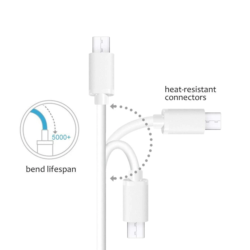 6PCS 25cm Short Micro USB Cable Android Type C USB Easy Carry Practical Charging Cable for Power Bank Samsung Huawei Sony LG