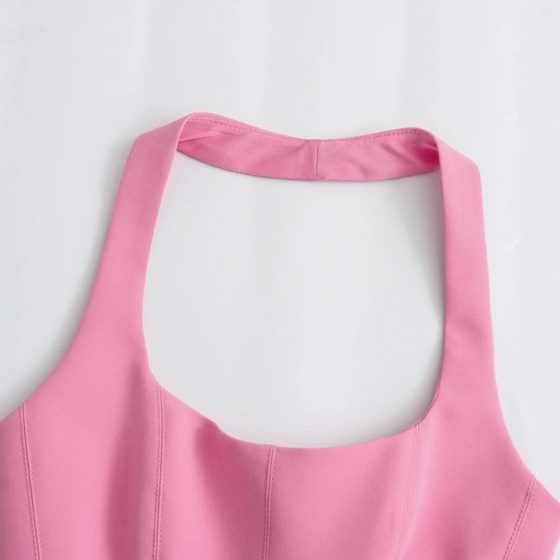 BSAY Women Fashion Summer White Halter Backless O-neck Comfortable Sling Crop Top Chic Female Sexy Streetwear Vest Mujer