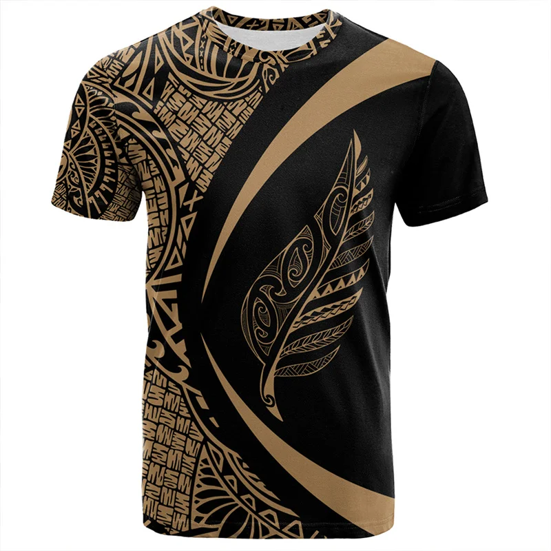 3d New Zealand Maori Rugby Ball Printing T Shirt Sports Fitness Quick Dry T-shirts For Men Fashion Hawaiian Gym Clothing Top
