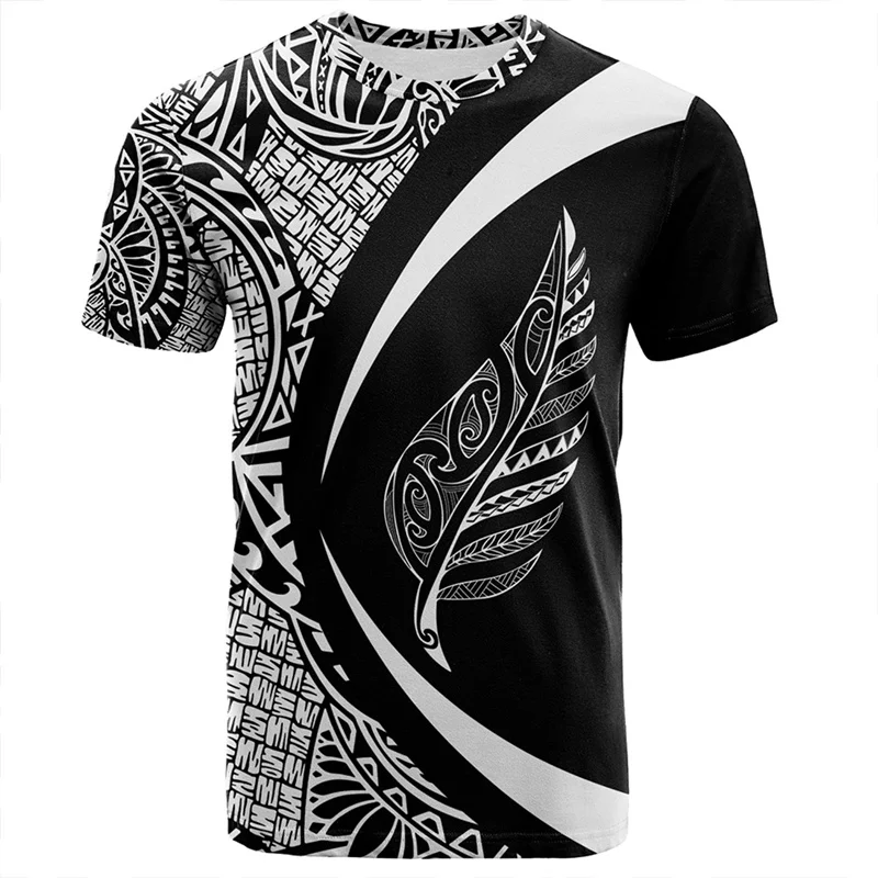 3d New Zealand Maori Rugby Ball Printing T Shirt Sports Fitness Quick Dry T-shirts For Men Fashion Hawaiian Gym Clothing Top