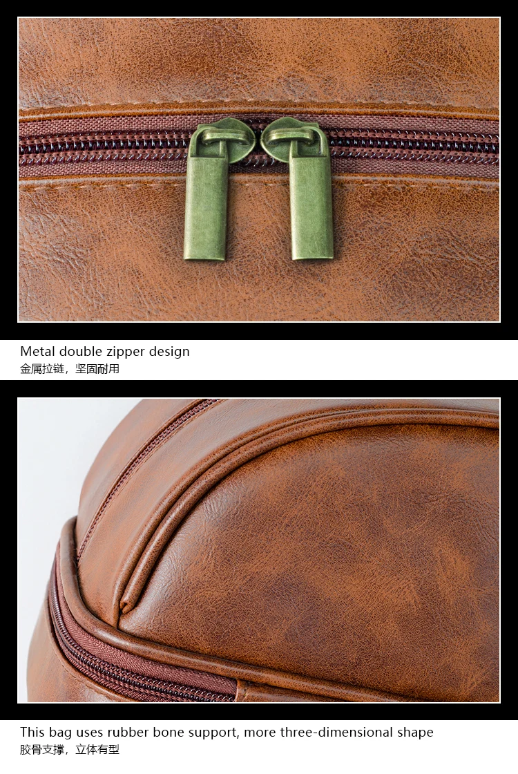 Men's Leather Makeup Bag for Travel Men's High-End Sense Large Capacity Storage Travel Wash Bag Waterproof Toiletry Bag