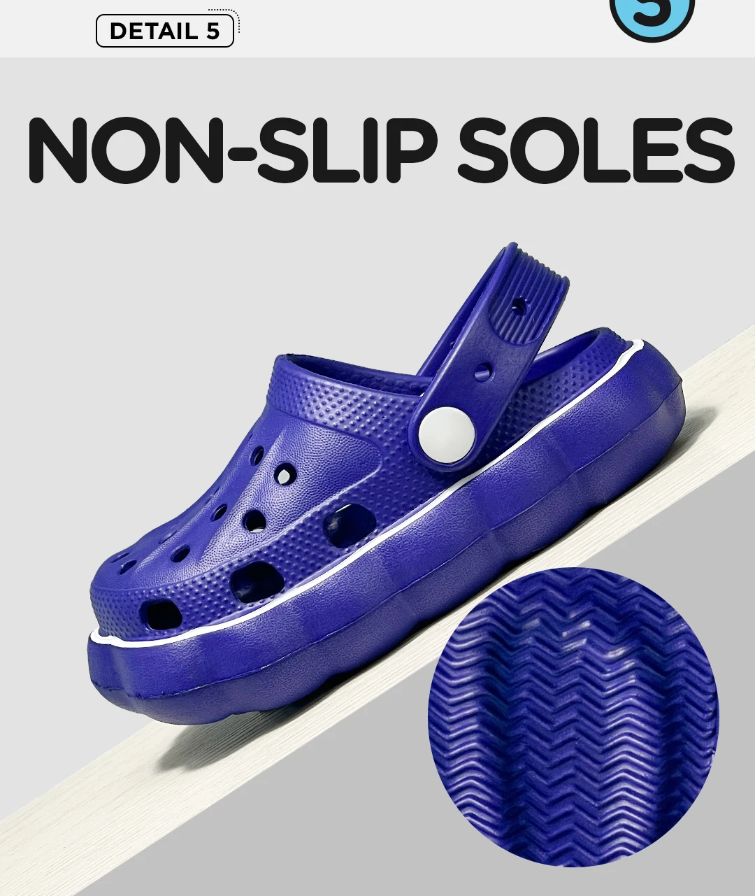 Kids' Summer Lovely EVA Garden Shoes Children Solid Color Toe Sandals Waterproof Breathable Slippers