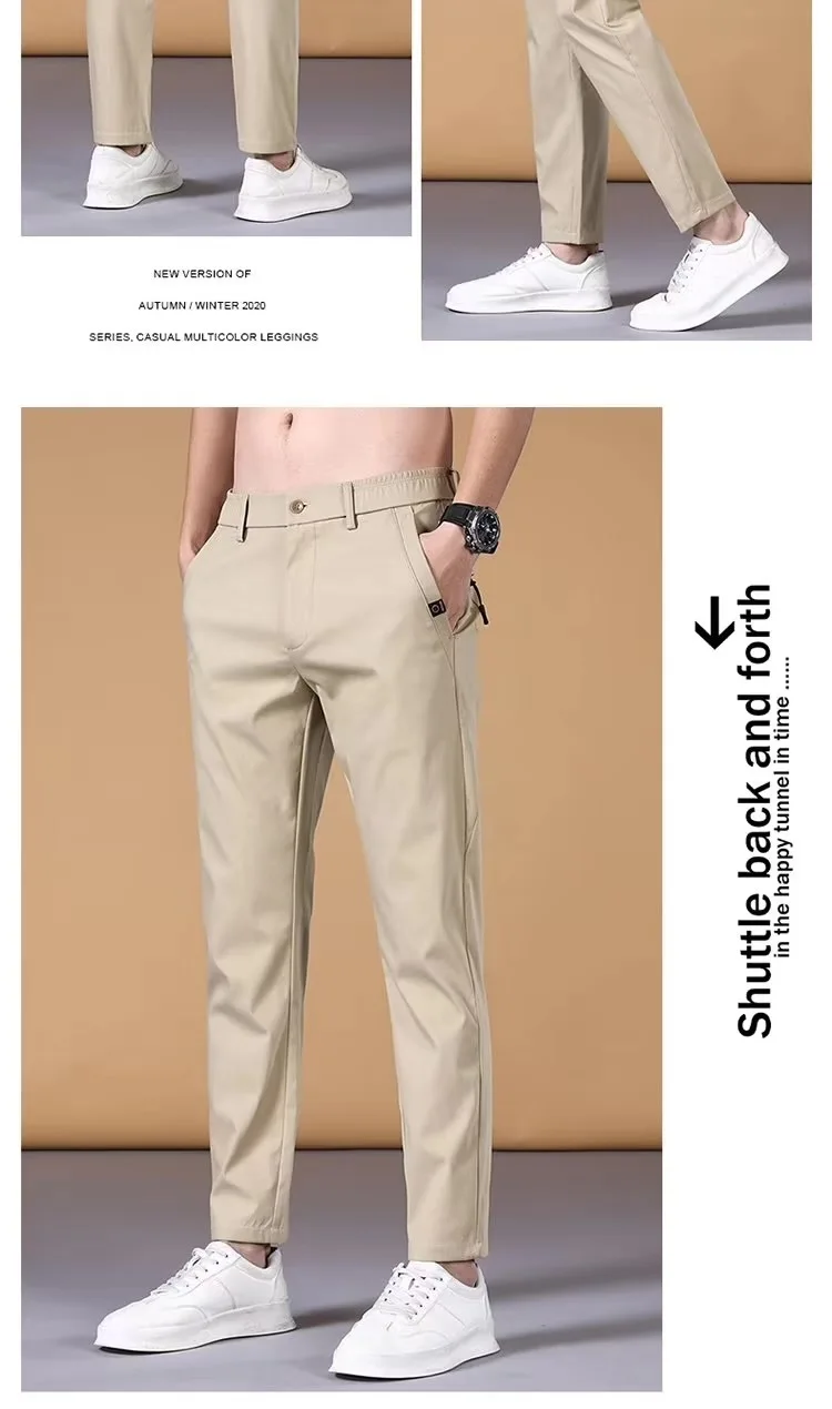 Fashion Men's Pants Summer Suit Pants Casual Korean Men's Pants Joggers Men Streetwear Casual Sports Pants