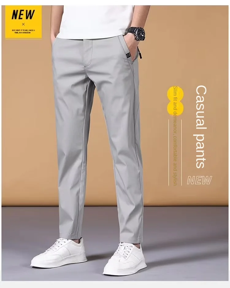 Fashion Men's Pants Summer Suit Pants Casual Korean Men's Pants Joggers Men Streetwear Casual Sports Pants