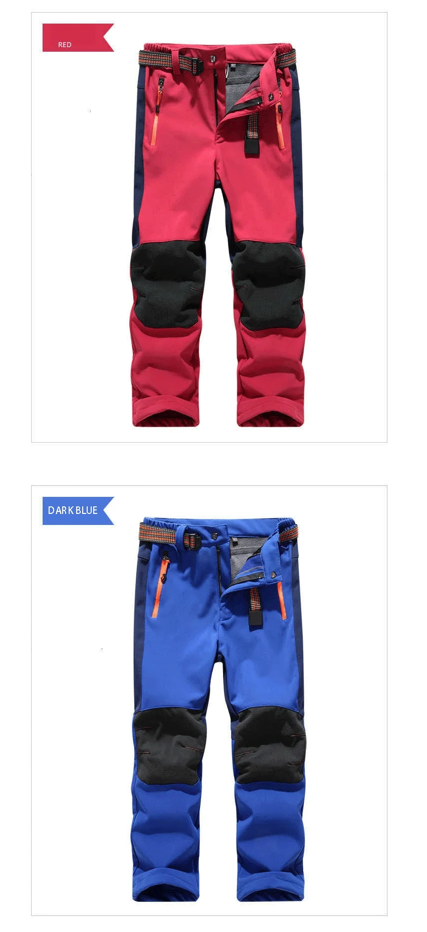 new spring windproof waterproof children outdoor kids pants boys girls soft shell pants warm teens climbing pants sweatpants