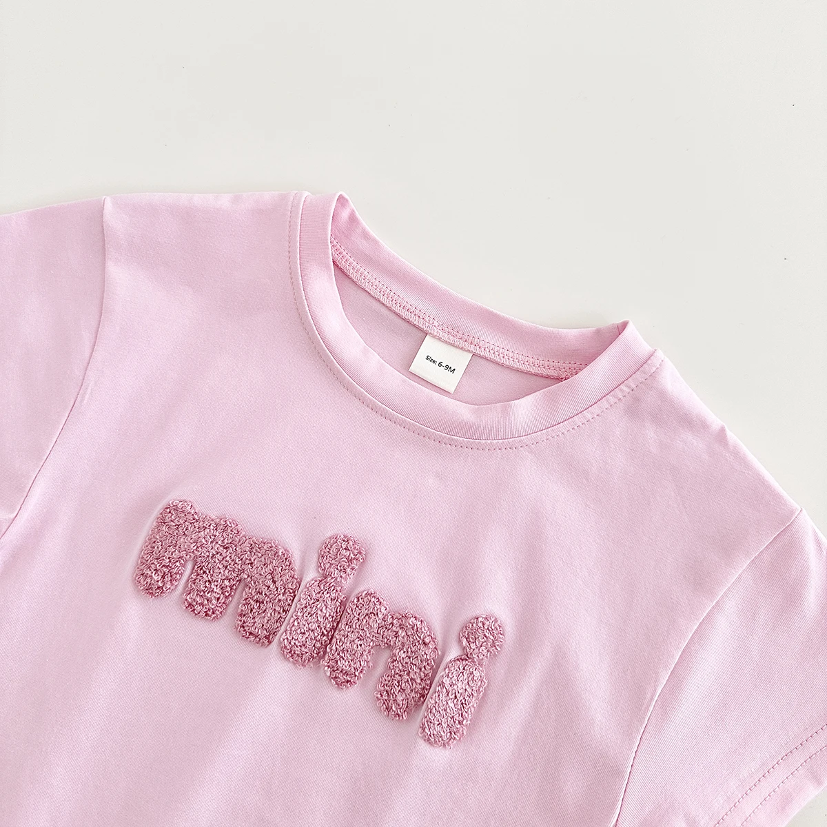INS Summer Baby Bodysuit Newborn Clothing Boys Girls Cotton Triangle Romper Plush Letter Short Sleeve Infant 0-18M