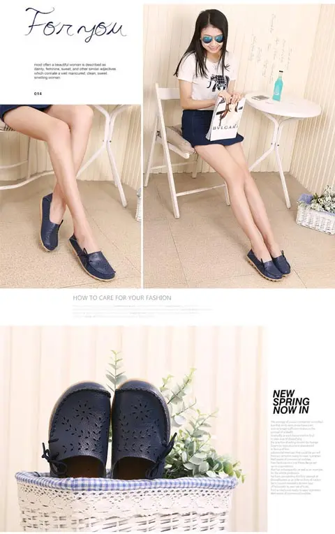 New Moccasins Women Flats Autumn sneakers Women Loafers Genuine Leather Female Shoes Slip On Ballet Bowtie Women Shoes Big Size