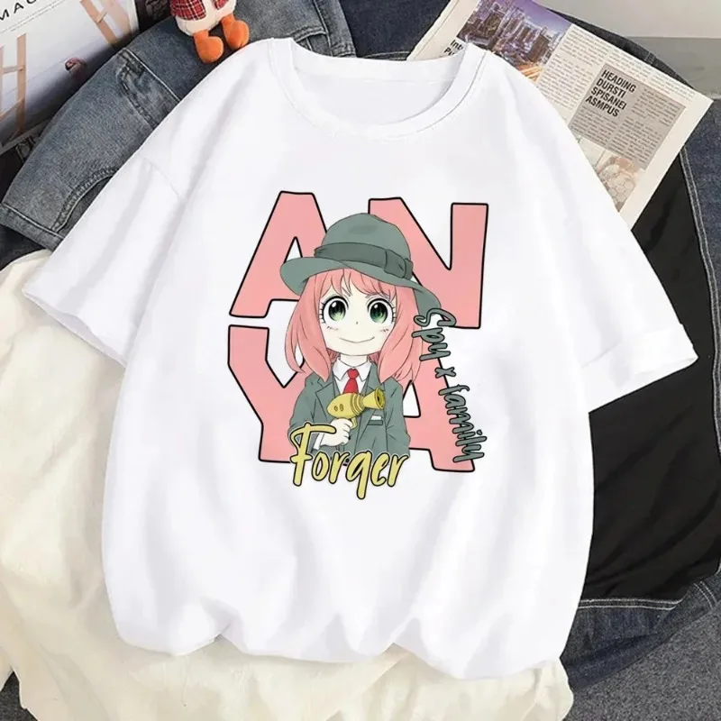 Loid Forger Yor Forger Anya Forger T-shirt Cartoon Manga Anime Harajuku Graphic Kawaii T-shirt For Men's Women's Shirt