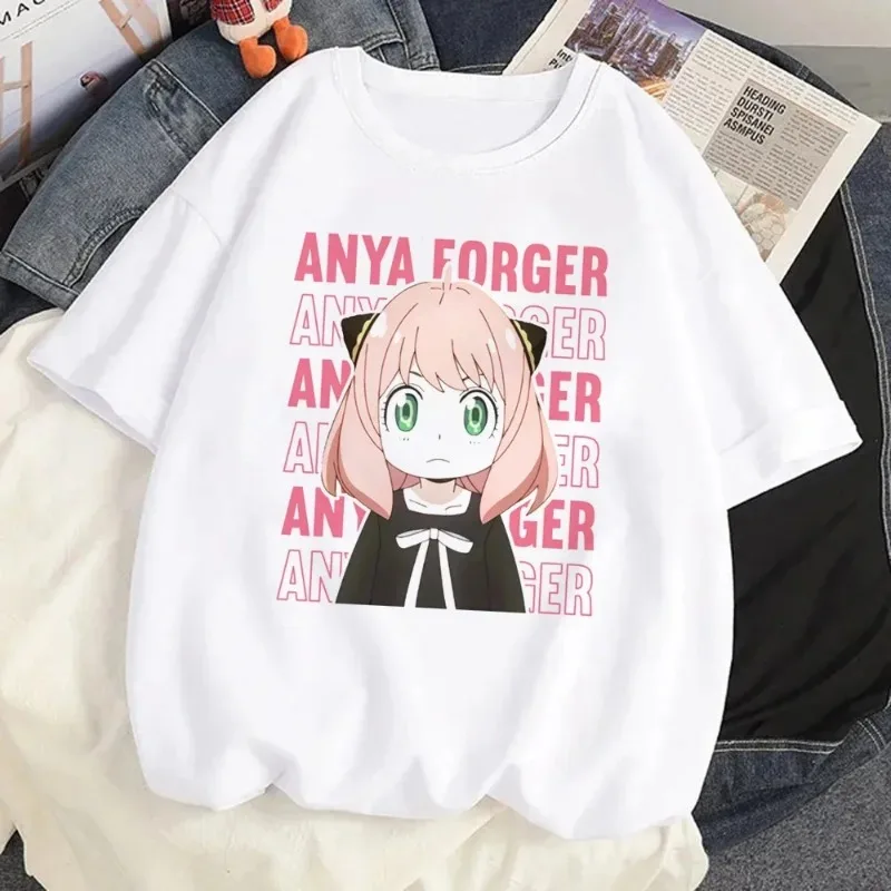 Loid Forger Yor Forger Anya Forger T-shirt Cartoon Manga Anime Harajuku Graphic Kawaii T-shirt For Men's Women's Shirt