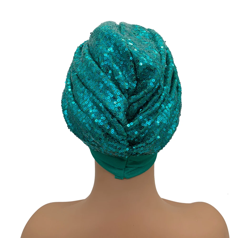 Luxury Rhinestones Turban Cap for Women Soft Comfortable Head Wraps Muslim Headscarf Bonnet Turbante Mujer