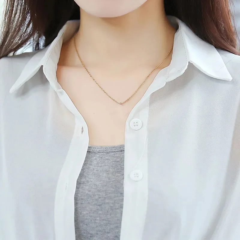 Thin Short Sleeve Chiffon Blouse for Women Casual Button Up Shirts Summer Sun Protection Clothes White Tops New 13556