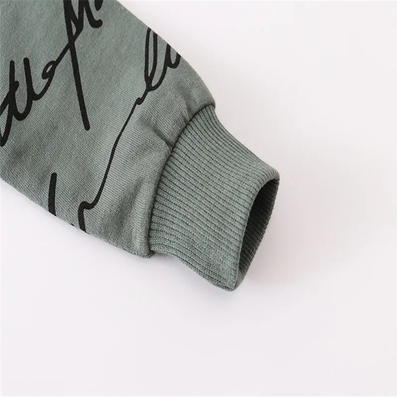Jumping Meters Long Sleeve Autumn Spring Kids Sweatshirts With Letters Print Boys Girls Clothes Hot Selling Toddler Shirts Tops