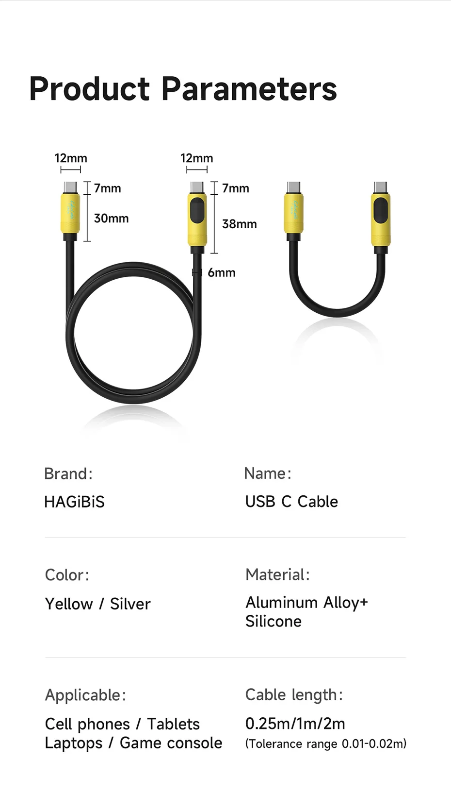 Hagibis USB C to USB C Cable with LED Display Type C Fast Charger Cable PD 240W Charging Cord for iPhone 16 17 Pro Macbook Pixel
