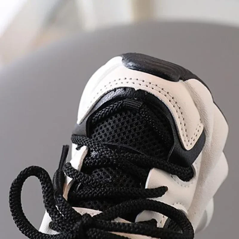 Spring Autumn Kids Sport Shoes Mesh Breathable Boys Sneakers Student Girls Shoes Non-slip
