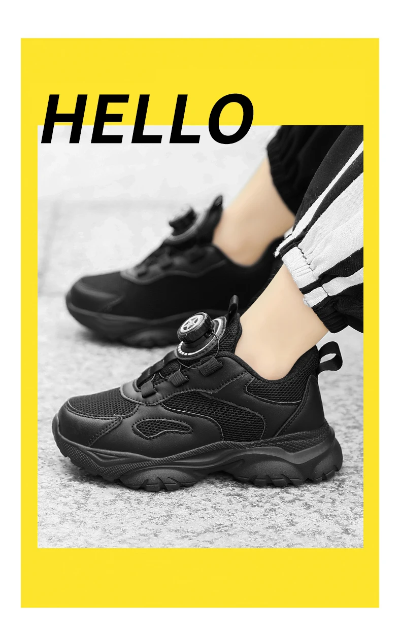 New Style Kids Mesh Shoes Boys Breathable Sports Shoes Girls Fashion Casual Shoes Non-Slip Sneakers Children Light Running Shoes
