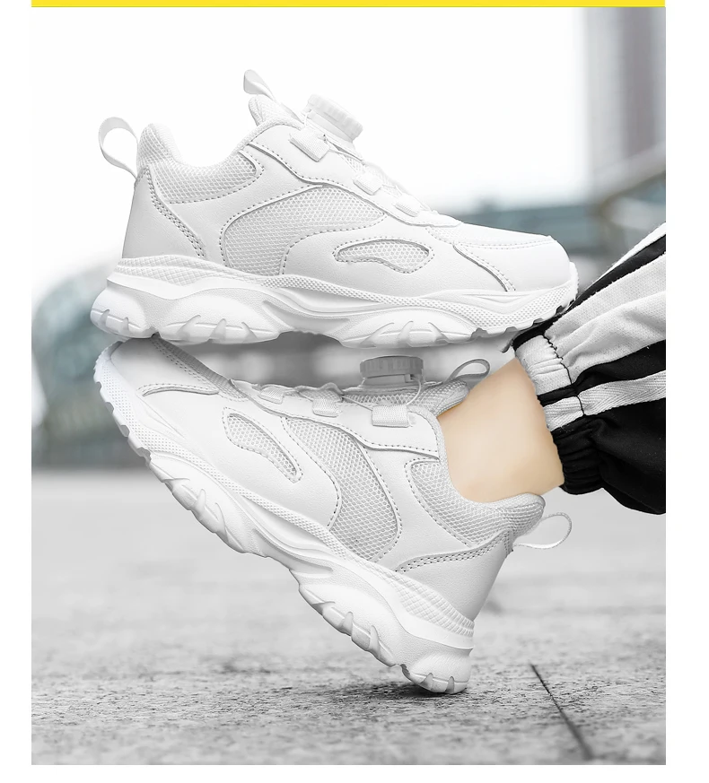 New Style Kids Mesh Shoes Boys Breathable Sports Shoes Girls Fashion Casual Shoes Non-Slip Sneakers Children Light Running Shoes