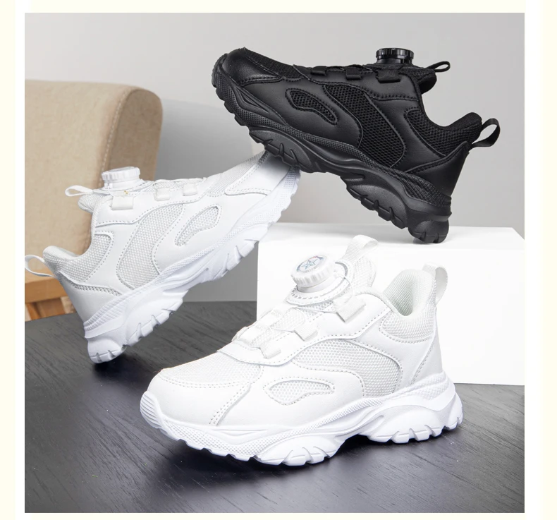 New Style Kids Mesh Shoes Boys Breathable Sports Shoes Girls Fashion Casual Shoes Non-Slip Sneakers Children Light Running Shoes