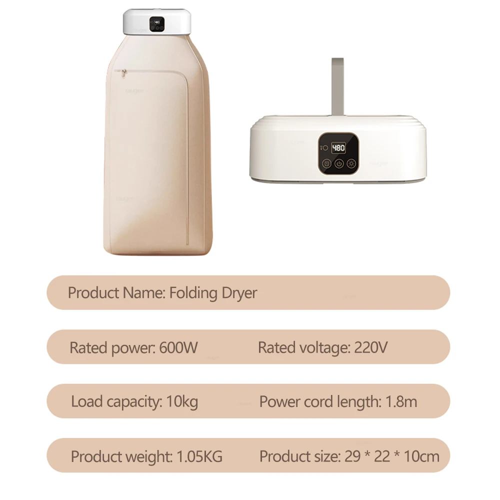 Portable Clothing Dryer Folding Electric Clothes Dryer Foldable Laundry Dryer UV Sterilization Electric Portable Clothing Dryer
