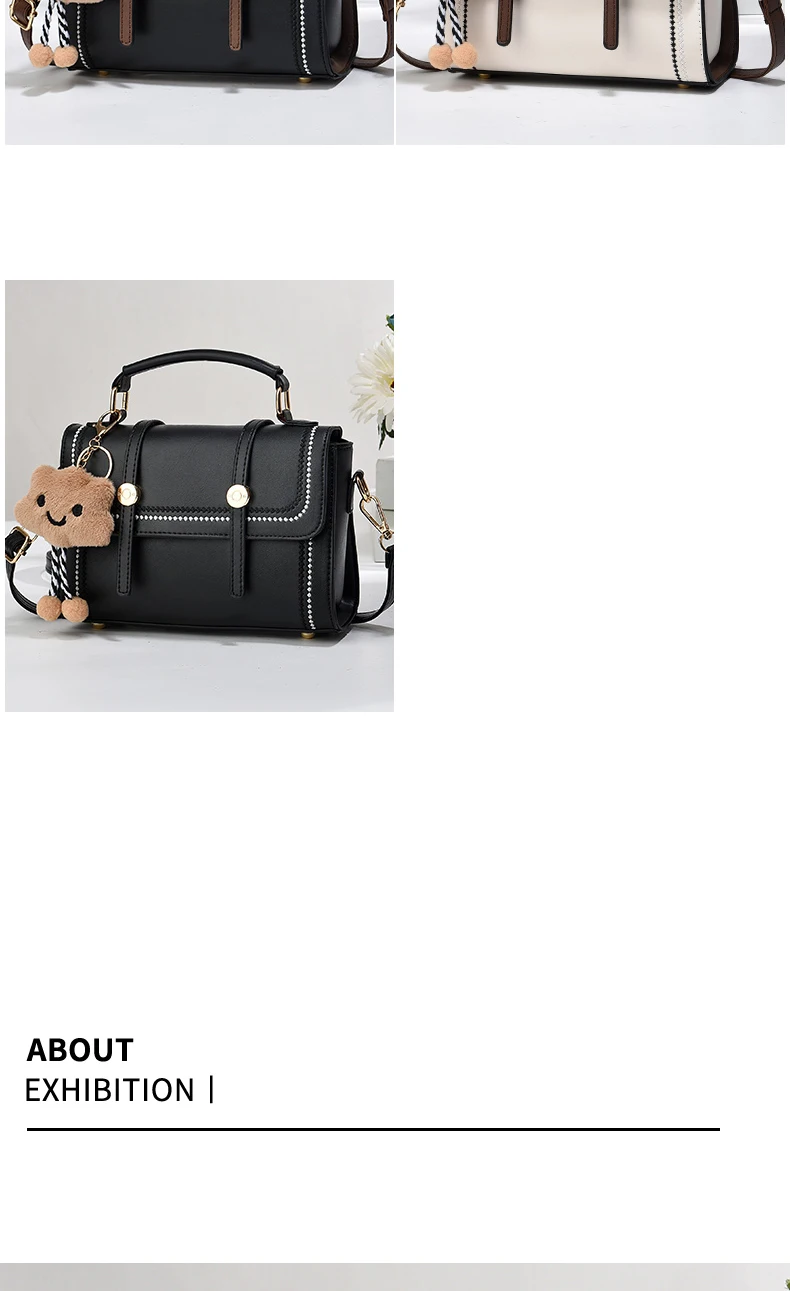 Simple fashion color contrast trend women's handbag, the temperament of all the college style single shoulder crossbody bag, plu