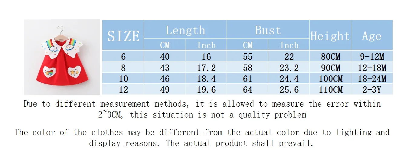 New Children's Clothing Summer Girls Rainbow Cloud Big Flip Collar Contrast Sleeveless Dress Korean Cartoon Dress