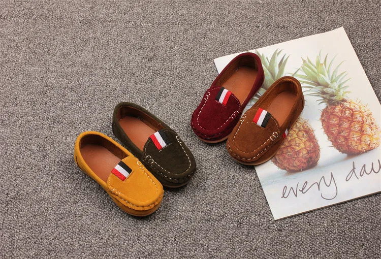 Boys Casual Shoes Kids Slip-on Loafers Children Moccasins Fashion Classic 2024 Spring Autumn Anti-skid Flats for Wedding Party
