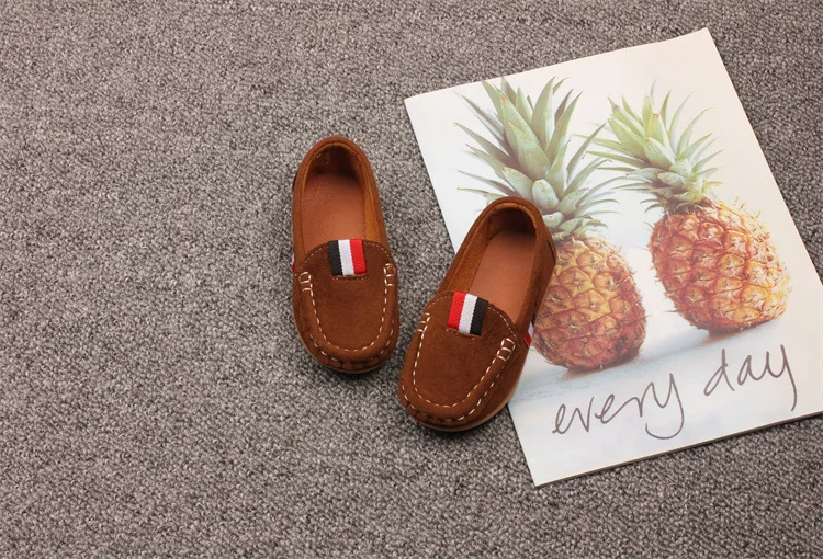 Boys Casual Shoes Kids Slip-on Loafers Children Moccasins Fashion Classic 2024 Spring Autumn Anti-skid Flats for Wedding Party