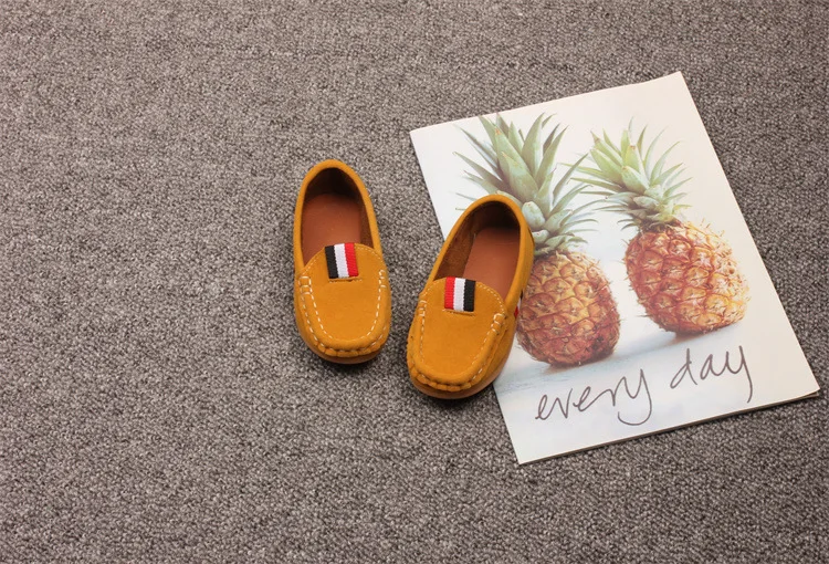 Boys Casual Shoes Kids Slip-on Loafers Children Moccasins Fashion Classic 2024 Spring Autumn Anti-skid Flats for Wedding Party