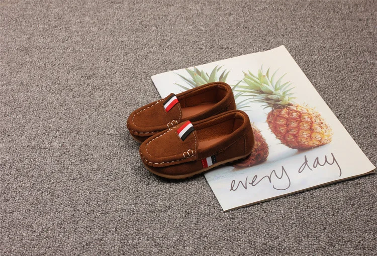 Boys Casual Shoes Kids Slip-on Loafers Children Moccasins Fashion Classic 2024 Spring Autumn Anti-skid Flats for Wedding Party