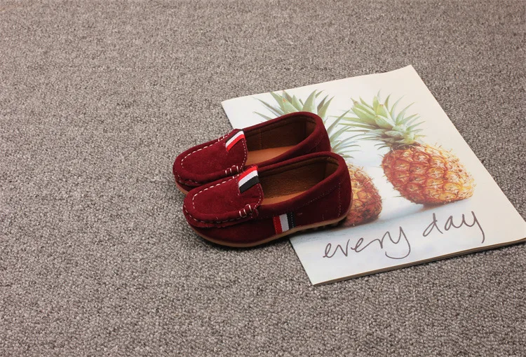 Boys Casual Shoes Kids Slip-on Loafers Children Moccasins Fashion Classic 2024 Spring Autumn Anti-skid Flats for Wedding Party