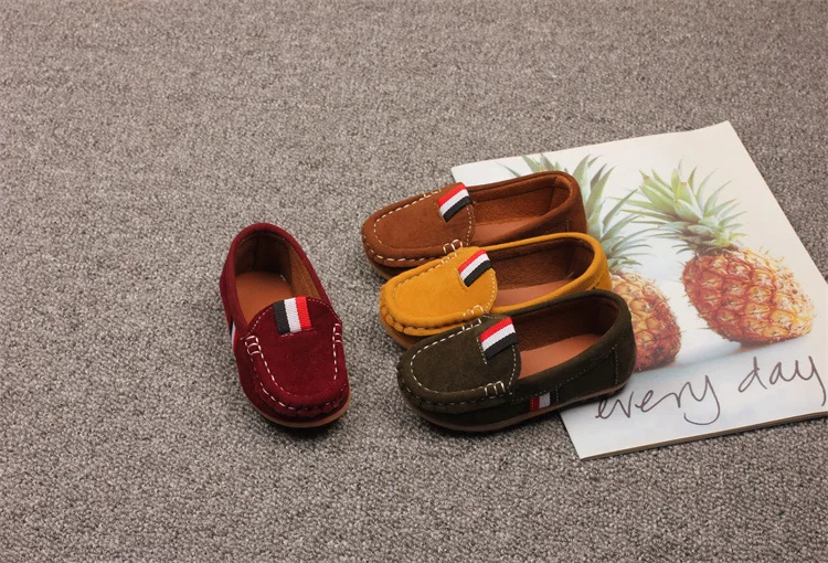 Boys Casual Shoes Kids Slip-on Loafers Children Moccasins Fashion Classic 2024 Spring Autumn Anti-skid Flats for Wedding Party