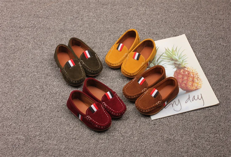 Boys Casual Shoes Kids Slip-on Loafers Children Moccasins Fashion Classic 2024 Spring Autumn Anti-skid Flats for Wedding Party