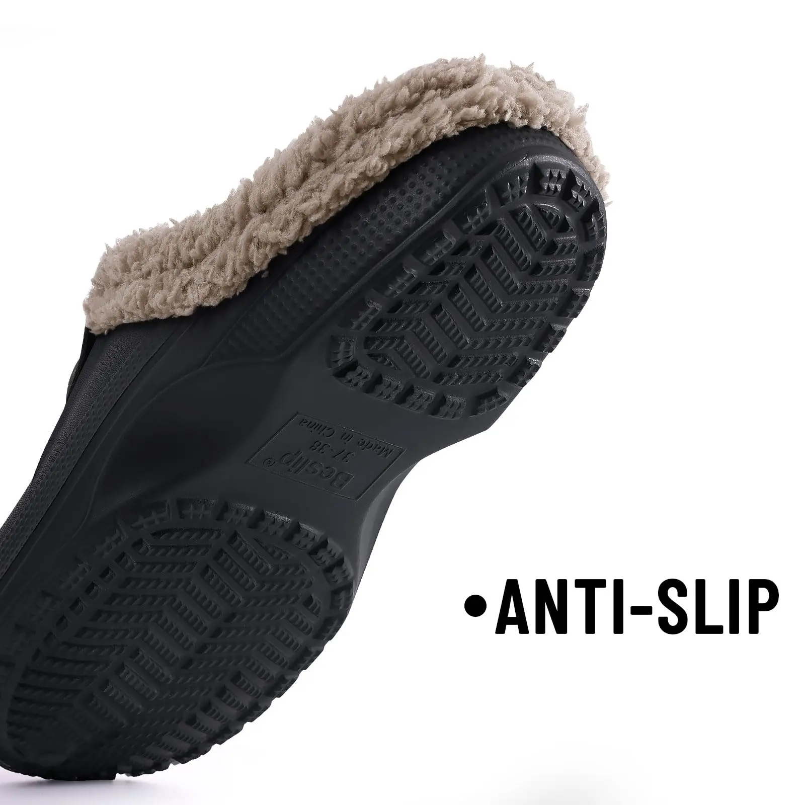 Fashion Men Cotton Slippers Winter Women Men Short Plush Slippers Casual Waterproof Garden Men Shoes New Fur Furry Cotton Shoes
