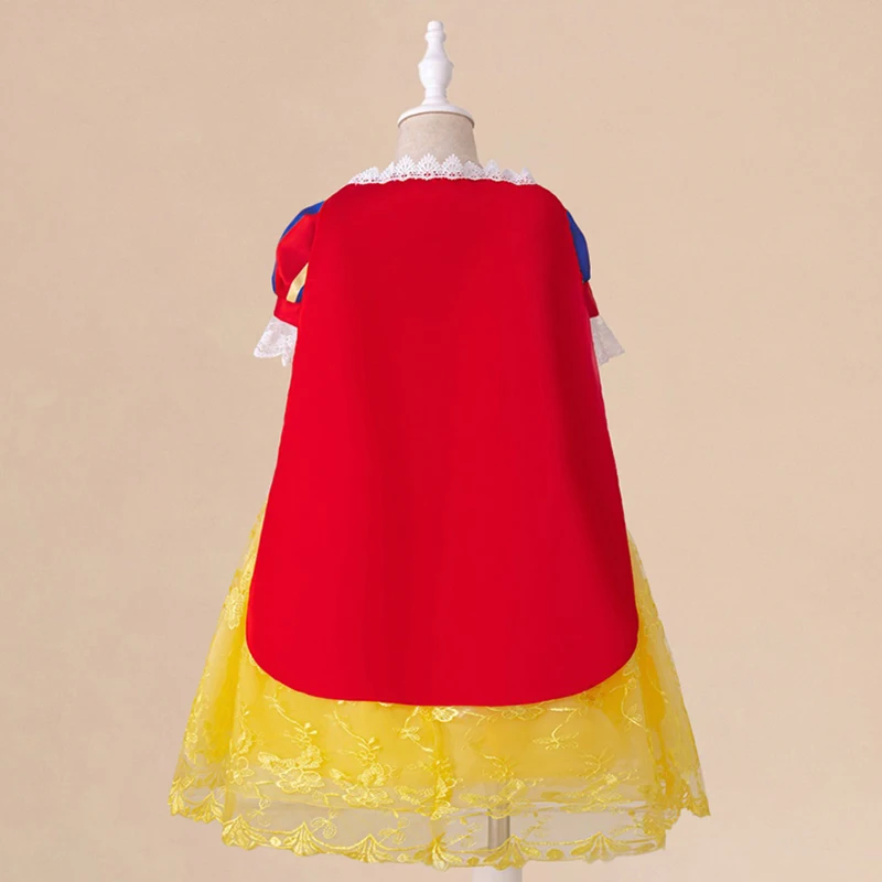Baby Girls Snow White Princess Gown Toddler Frozen Exotic Party Dress Anna Elsa Cosplay Dresses Kids Jasmin Green Costume Wear