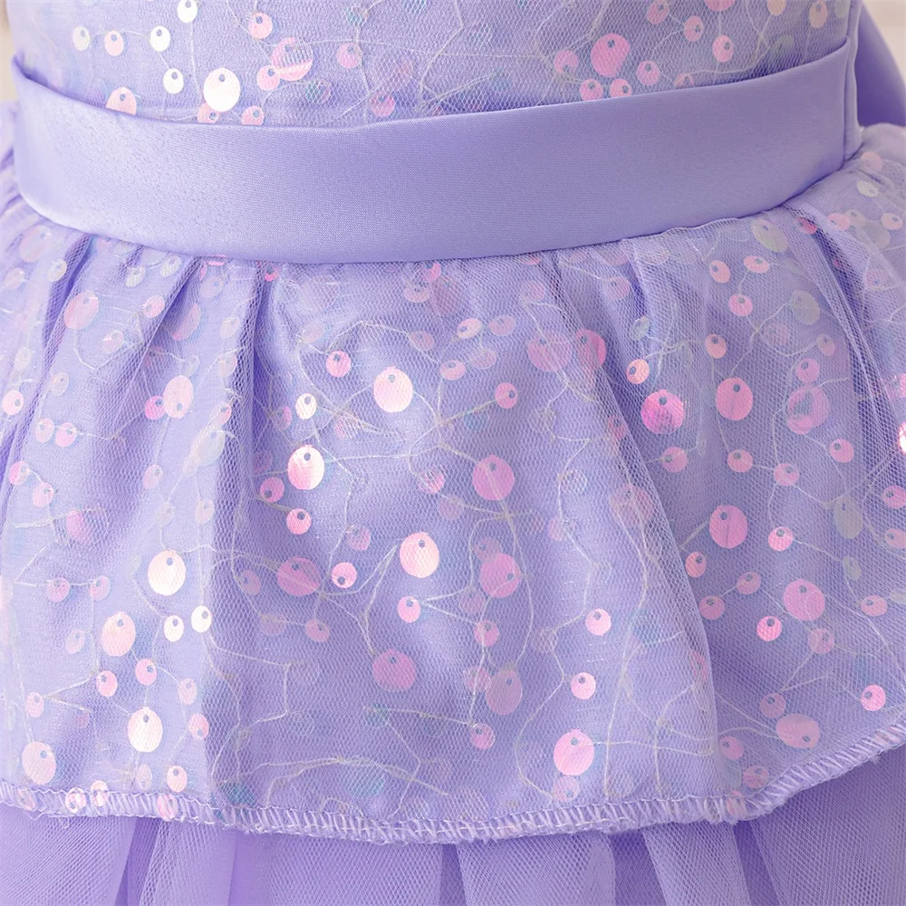 Baby Girls Snow White Princess Gown Toddler Frozen Exotic Party Dress Anna Elsa Cosplay Dresses Kids Jasmin Green Costume Wear