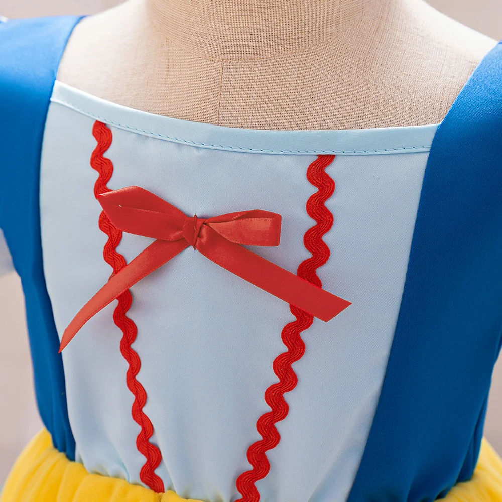 Baby Girls Snow White Princess Gown Toddler Frozen Exotic Party Dress Anna Elsa Cosplay Dresses Kids Jasmin Green Costume Wear