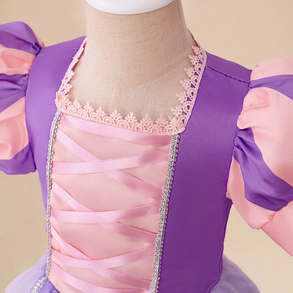 Baby Girls Snow White Princess Gown Toddler Frozen Exotic Party Dress Anna Elsa Cosplay Dresses Kids Jasmin Green Costume Wear