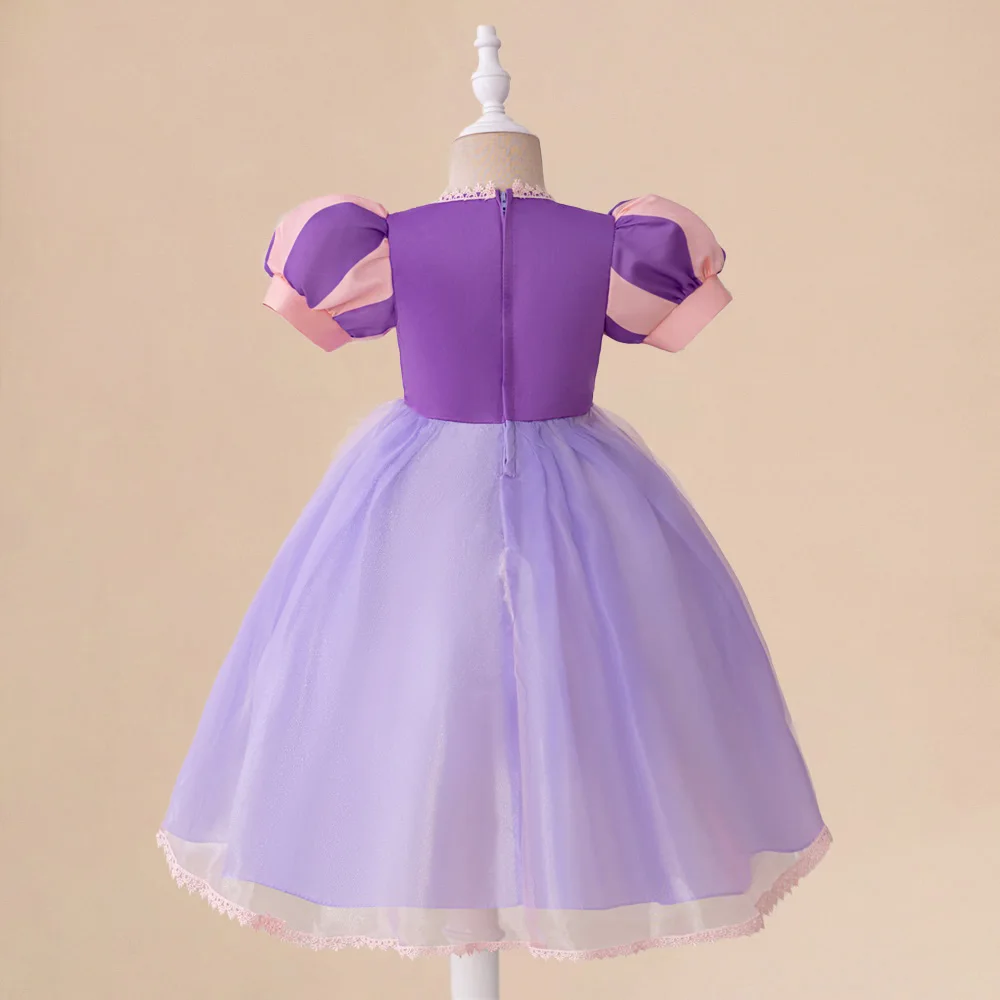 Baby Girls Snow White Princess Gown Toddler Frozen Exotic Party Dress Anna Elsa Cosplay Dresses Kids Jasmin Green Costume Wear