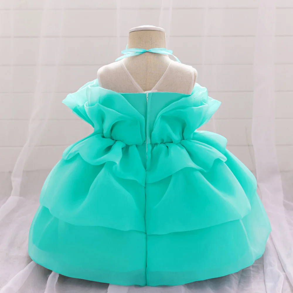 Baby Girls Snow White Princess Gown Toddler Frozen Exotic Party Dress Anna Elsa Cosplay Dresses Kids Jasmin Green Costume Wear