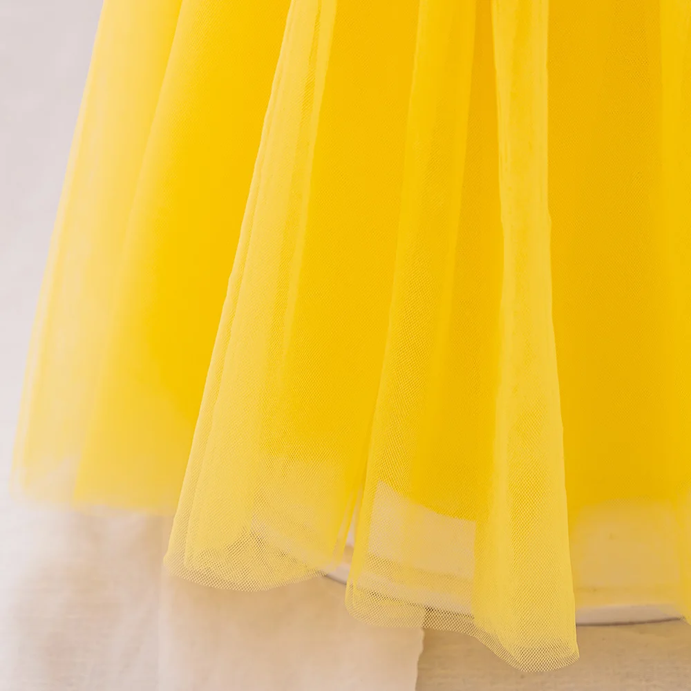 Baby Girls Snow White Princess Gown Toddler Frozen Exotic Party Dress Anna Elsa Cosplay Dresses Kids Jasmin Green Costume Wear