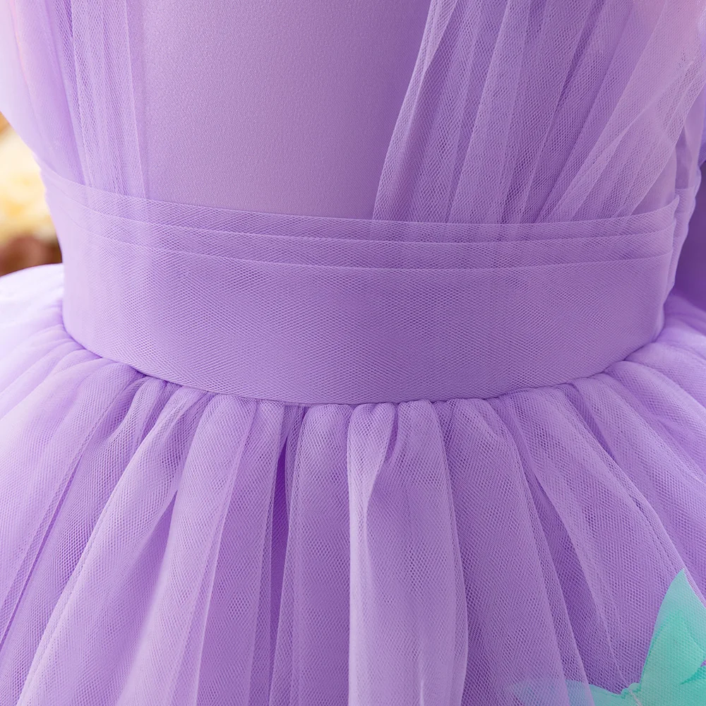 Baby Girls Snow White Princess Gown Toddler Frozen Exotic Party Dress Anna Elsa Cosplay Dresses Kids Jasmin Green Costume Wear