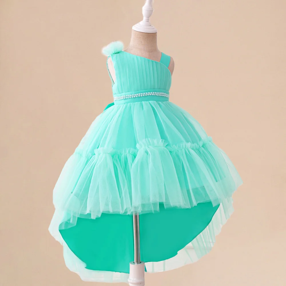 Baby Girls Snow White Princess Gown Toddler Frozen Exotic Party Dress Anna Elsa Cosplay Dresses Kids Jasmin Green Costume Wear